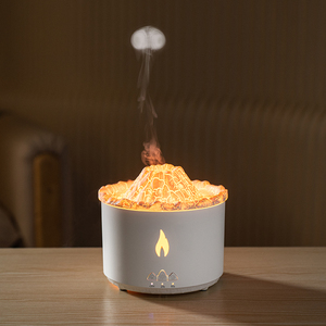 Difusor de Aroma de aceite esencial de llama de fuego 3D portátil de 360ml, humidificador de aire ultrasónico, difusor de llama de volcán para Hotel YS - Product Image 3