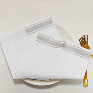 Hanlin Printed Paper Napkins 330mmx400mm Gold Foil Wedding Party Disposable Tableware - Product Image 2