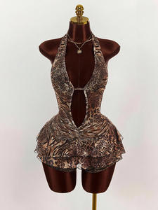 <span class=keywords><strong>Mono</strong></span> de Mujer 2026, Estilo Europeo Americano, Estampado de <span class=keywords><strong>Leopardo</strong></span>, Antiarrugas, Microfibra de Poliéster y Spandex, China - Product Image 6