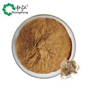 Poudre d'extrait de racine de valériane pure et naturelle de qualité alimentaire ZhongHong, Acide Valérique 10:01, Spécification, Emballage sous vide en fût - Product Image 1