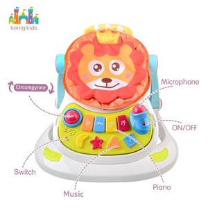 Girello per Bambini 4-in-1 Konig Kids con Seggiolone, Ruote, Giocattoli Musicali e Attività per Bambini - Product Image 2