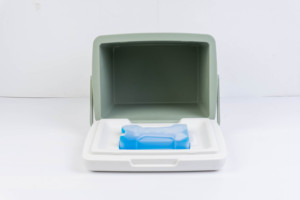 Glacière isotherme en plastique de style américain pour boissons, glacière de camping, glacière de pêche bleue - Product Image 4