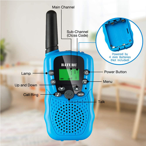 Niños Radio El <span class=keywords><strong>mejor</strong></span> regalo MINI INALÁMBRICO Radio bidireccional 3KM Camuflaje <span class=keywords><strong>Walkie</strong></span> Talkie para niños - Product Image 1