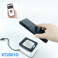 Software POS, Escáner de Código de Barras USB CDC HID, Lector de Códigos QR POS con Edición de Datos para Sistema de Membresía y Pagos XT2001D