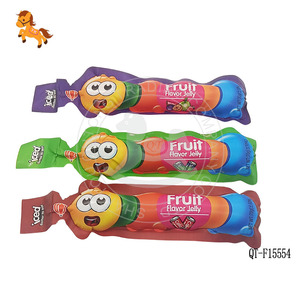 Caramelos de Gelatina con Sabor a Fruta en Forma de Oruga, Pudín Suave con Forma de Animal para Niños, Recuerdos de Fiesta de Cumpleaños - Product Image 1
