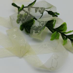 Cinta Decorativa Jacquard No Elástica, Banda Delgada de Color para Regalo, Correa para Ropa Interior, Venta al por Mayor, Textil para el Hogar, Costura, Transparente - Product Image 2