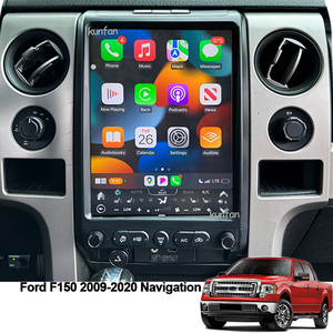 F150มีเดียแอนดรอยด์หน้าจออัจฉริยะสไตล์เทสลาสำหรับ <span class=keywords><strong>Ford</strong></span> F-150 Raptor <span class=keywords><strong>XLT</strong></span> 4X4 trunks <span class=keywords><strong>2009</strong></span> 2010 2013ระบบนำทาง2014 & GPS - Product Image 3