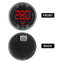Voltmetro Digitale Circolare DC 4-100V con Display LED a Due Fili, Protezione da Connessione Inversa