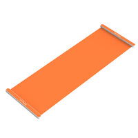 Tapis de glisse populaire en PU pour fitness, antidérapant, résistant à l'usure et anti-collision, pour simulation de ski et de patinage en intérieur