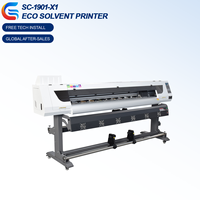 Impresora de Inyección de Tinta Eco-Solvente de Sublimación Térmica Profesional de 1.9 Metros, Cabezal de Impresión XP600/I3200 de Alta Calidad, Formato Ancho Flexible