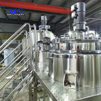 Unité d'émulsification en acier inoxydable avec homogénéisateur et moteur, réservoir d'émulsification de 200 L pour applications chimiques