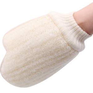 2023 vendita calda miglior rimozione della pelle morta guanto di luffa massaggiatore per il corpo guanto esfoliante da bagno in luffa - Product Image 1