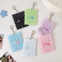 Tempat Kartu Foto Kpop Akrilik Bintang 3 Inci Ins Kawaii, Gantungan Tas, Alat Tulis Sekolah, Tempat Kartu Foto untuk Penggemar Idol