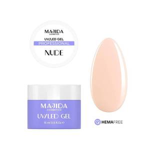 Esmalte de Uñas Profesional UV LED Gel Nude 15ml de Majida Cosmetics, Libre de HEMA - Product Image 1
