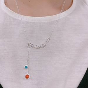 Collier fait main de style ethnique mongol, design <span class=keywords><strong>Shaga</strong></span> spécial, bijoux personnalisés chics - Product Image 3