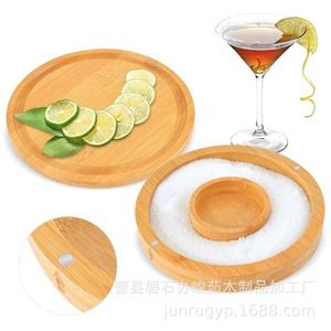 Caja de sal de bambú con cuchara para herramientas de bar, diseño minimalista reutilizable - Product Image 5