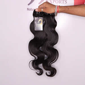 ผมมนุษย์ดิบหยิกเป็นลอนผมสีดำธรรมชาติ - Product Image 2