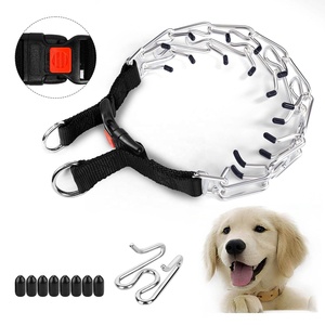 Collar de Adiestramiento para Perros con Púas, Collar de Estrangulamiento para Perros, Collar para Mascotas para Exteriores con Puntas de Goma Cómodas, Collar de Estrangulamiento para Perros sin Tirones - Product Image 2