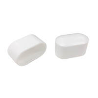 Embouts universels en plastique silicone transparent facile à glisser Embout de jambe de chaise carré en caoutchouc pour la protection des planchers en bois dur