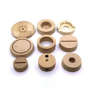 Conception de pièces de fraisage d'usinage du bois CNC sur mesure Service de pièces mécaniques en bois CNC