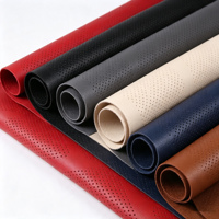Rouleau de cuir silicone micro-perforé respirant pour sellerie de siège auto, intérieur automobile, imperméable et résistant à l'usure
