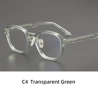 Gafas Ópticas Cuadradas de Acetato Transparente Vintage 2026 con Montura Completa, Anti Luz Azul, Estilo Retro Clásico, con Estuche de Diseño