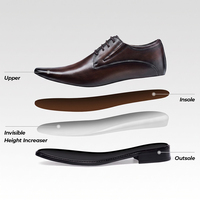 Chaussures de Mariage en Cuir Véritable de Haute Qualité, Chaussures Habillées Rehaussantes de Luxe de 8 cm, Vente en Gros Directe Usine
