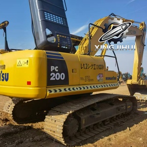 Excavatrice d'occasion Komatsu 200-8, marque japonaise d'origine, 20 tonnes, sur chenilles en caoutchouc, grande taille, modèle 2022, godet de 1,0 m - Product Image 4