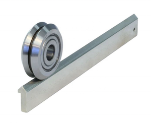 T1 V-Rail Linear Rail-V-<b>Guide</b> VRSD1-012 Bearing for Size 1 V-Wheels-Length 12in <b>Drilled</b> Stainless Steel V Tracks Linea - Product Image 5