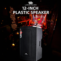 Prix Usine Promotionnel Nouveau Haut-Parleur Amplifié DSP Classe D 500W RMS 12 Pouces Personnalisé avec Boîtier en Plastique pour Bar, Mariage, Fête en Extérieur