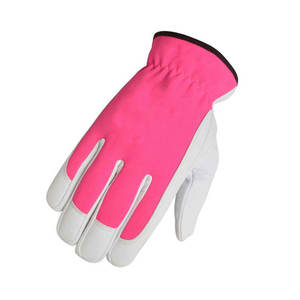 Guantes de Trabajo Industriales de Moda al por Mayor, Guantes de Seguridad de Cuero Blanco Transpirables y Duraderos - Product Image 4