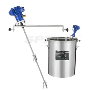 SPRALL 50 60 100 Gallon Industrial Agitator Horizontal Mixing Chemical Glue Pneumatic Paint Mixer