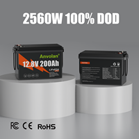 Batterie LiFePO4 12,8 V 200 Ah ultra-sûre et anti-perforation pour système d'alimentation de secours de véhicule électrique