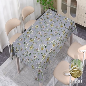 Boen ưa thích hoa thêu Chất lượng cao PVC Khăn Trải Bàn Màu in thiết kế cho nhà bữa ăn tối và các bên - Product Image 3