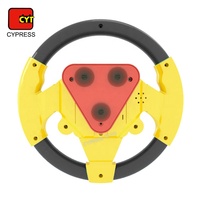 Jouet musical de volant d'enfants de jeu de conduite électronique pour le siège de voiture