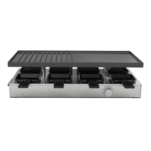 Station de crêpes à <span class=keywords><strong>raclette</strong></span> professionnelle Thermostat en acier inoxydable Éléments chauffants à plaques amovibles avec revêtement antiadhésif - Product Image 3