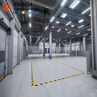 Atelier d'acier structurel pour usine de fabrication, poutre en H Q355B soudée avec CWB et cadre haute résistance