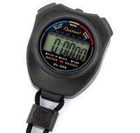 Cronómetro Deportivo Digital Profesional con Pantalla LCD, Resistente al Agua, Temporizador Electrónico, Cronógrafo, Calendario, Alarma, Alta Precisión