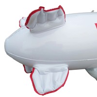 Modèle de mini-aéronef spatial gonflable en PVC 68x21cm