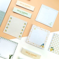 OEM Mini bloc-notes mignon personnalisé Ensemble de blocs-notes en papier magnétique pour planificateurs pour filles pour le bureau Cadeau Promotion Écriture