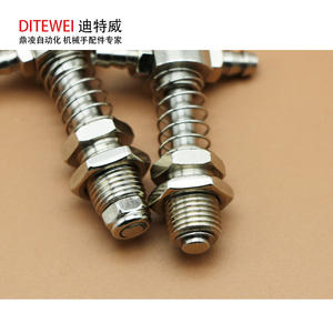 จิงจิงรุ่ย ฟิตติ้งส์ ข้อเสนอพิเศษ L50-M10-12.5 อุปกรณ์เสริมสำหรับหุ่นยนต์อุตสาหกรรม ตัวดูดสุญญากาศแบบนิวเมติก ตัวยึดแบบถ้วยดูดสุญญากาศ - Product Image 1