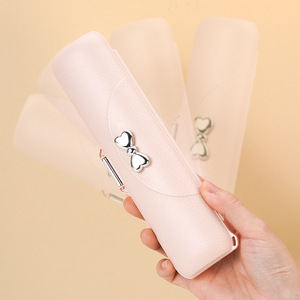 High Quality 304 Stainless Steel Portable Student Tableware <b>Storage</b> <b>Box</b> Set Includes Three Flatware Spoons Forks Chopsticks - Product Image 4