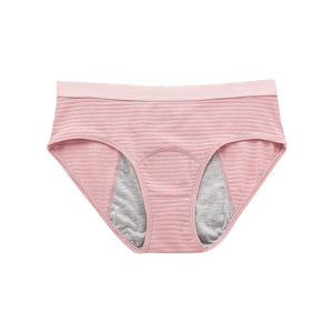 Braguitas Transpirables <span class=keywords><strong>de</strong></span> Cintura Media para la Menstruación, Aptas para Mujeres con Tallas Más Grandes Durante el Periodo Menstrual - Product Image 5