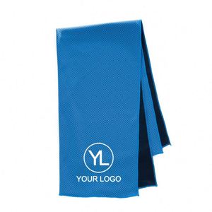 Serviette de sport à séchage rapide avec logo personnalisé, serviette rafraîchissante instantanée en microfibre pour l'entraînement en salle de sport - Product Image 1