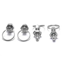 OEM Manufacturer-Customized 304 Stainless Steel Ring Pull Quick Release Pin, Heavy Duty Latch Bolt Fastener for Machinery
