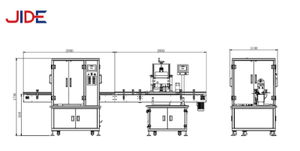 Prix Abordable – Remplisseuse Automatique à 6 Têtes à Pompe Magnétique pour Bouteilles de Verre (Eau, Lait, Essences, Sérums, Liquides Oraux) et Sachets - Product Image 3