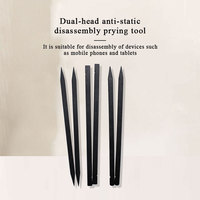 Outils d'ouverture et de réparation ESD en plastique noir pour iPhone, téléphone portable, ordinateur portable, PC – Spudger pratique pour le démontage