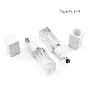 Envase de Brillo Labial Personalizado MLM, Tubo Cuadrado Transparente de 6 ml, Botella de Vidrio con Sistema Airless para Maquillaje - Product Image 4
