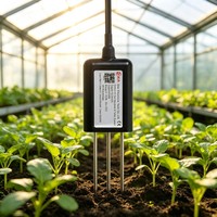 Capteur d'humidité et de température du sol RIKA RK520-01, sonde de sol industrielle étanche IP68 en ABS, 0-100% 0-70°C 4-20mA/0-5V/0-2V/RS485