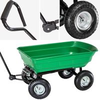Seau en plastique chariot à benne basculante de jardin plateau en poly remorque de jardin chariot à benne basculante TC4253